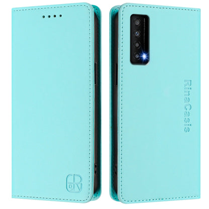 RC01 Dual-Folded Magnetic Suction RFID Leather Phone Case, For TCL Stylus 5G, For TCL 303, For TCL 30T / T603DL, For TCL 30Z / T602DL, For TCL 30 4G / 30 5G / 30+, For TCL 30 SE, For TCL 30 XE 5G, For TCL 20 R 5G