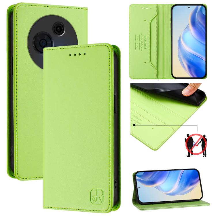 RC01 Dual-Folded Magnetic Suction RFID Leather Phone Case, For TCL K70 Power 4G / K70 4G, For TCL NxtPaper 70 Pro 5G, For TCL K33 5G / K32 5G, For TCL 60 NxtPaper, For TCL 605 / 60 SE, For TCL 50 5G / XE Nxtpaper 5G / XE 5G, For TCL 50 Pro NxtPaper    ...