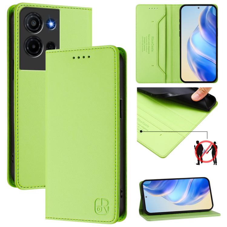 RC01 Dual-Folded Magnetic Suction RFID Leather Phone Case, For TCL K70 Power 4G / K70 4G, For TCL NxtPaper 70 Pro 5G, For TCL K33 5G / K32 5G, For TCL 60 NxtPaper, For TCL 605 / 60 SE, For TCL 50 5G / XE Nxtpaper 5G / XE 5G, For TCL 50 Pro NxtPaper    ...