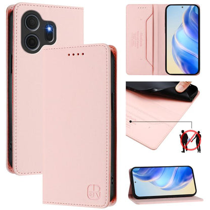 RC01 Dual-Folded Magnetic Suction RFID Leather Phone Case, For TCL K70 Power 4G / K70 4G, For TCL NxtPaper 70 Pro 5G, For TCL K33 5G / K32 5G, For TCL 60 NxtPaper, For TCL 605 / 60 SE, For TCL 50 5G / XE Nxtpaper 5G / XE 5G, For TCL 50 Pro NxtPaper    ...