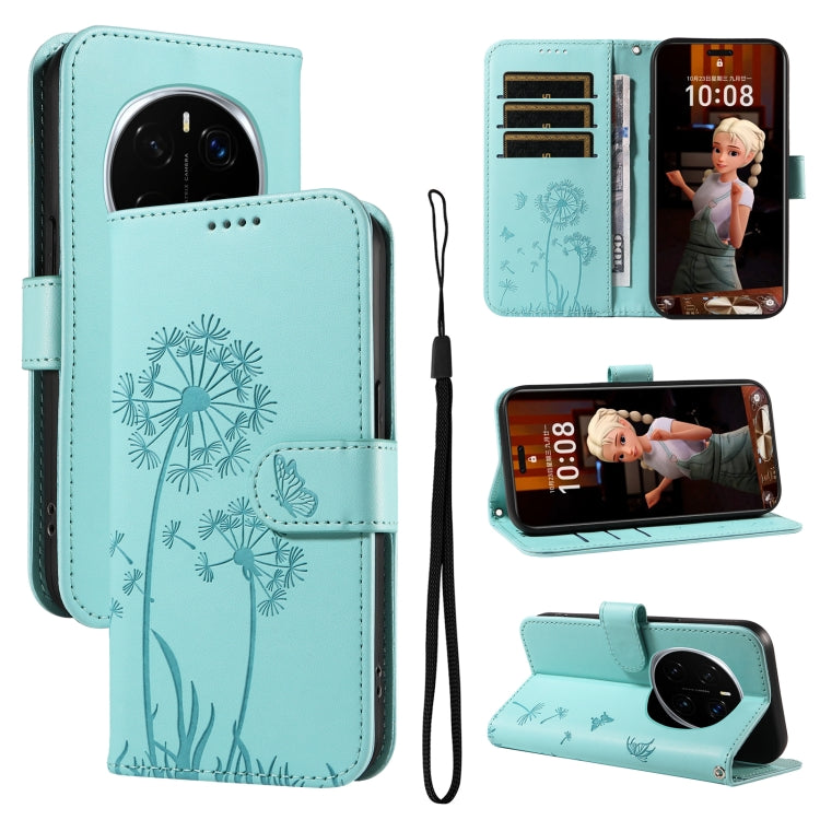 Dandelion Embossed Pattern Flip Leather Phone Case, For Honor Magic7 Pro, For Honor Magic7 5G
