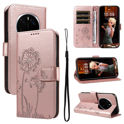 Dandelion Embossed Pattern Flip Leather Phone Case, For Honor Magic7 Pro, For Honor Magic7 5G