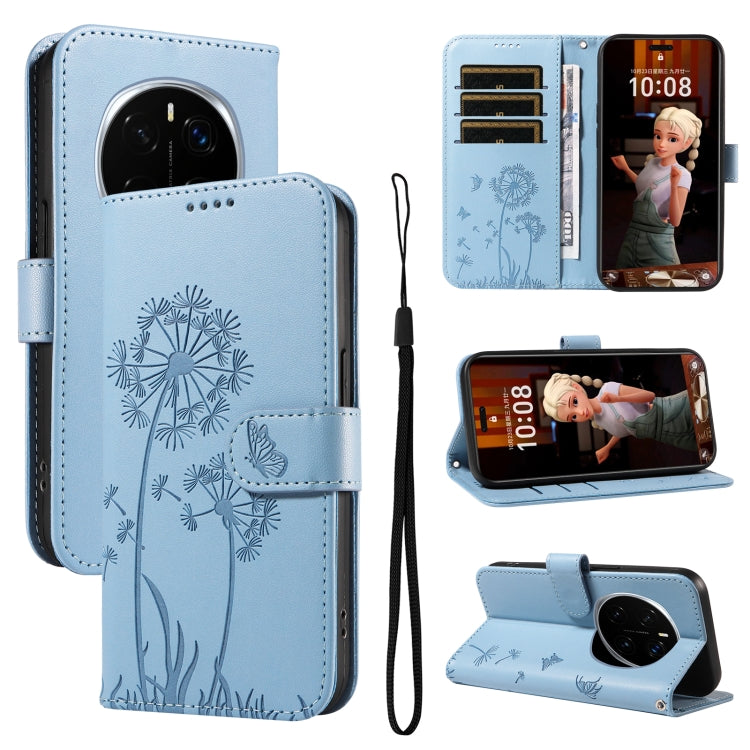 Dandelion Embossed Pattern Flip Leather Phone Case, For Honor Magic7 Pro, For Honor Magic7 5G