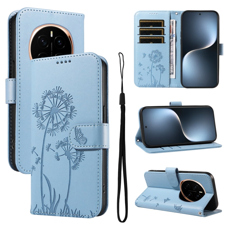 Dandelion Embossed Pattern Flip Leather Phone Case, For Honor Magic7 Pro, For Honor Magic7 5G