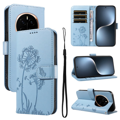 Dandelion Embossed Pattern Flip Leather Phone Case, For Honor Magic7 Pro, For Honor Magic7 5G