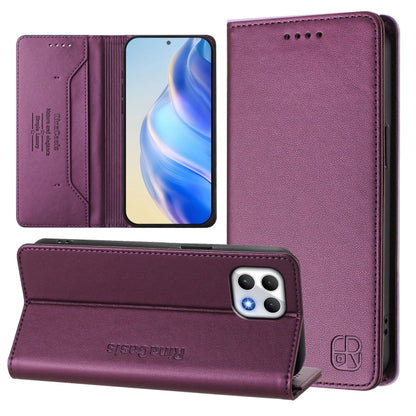 RC01 Dual-Folded Magnetic Suction RFID Leather Phone Case, For T-Mobile REVVL 8 5G / T Phone 3, For T-Mobile Revvl 7 Pro 5G, For T-Mobile Revvl 7 5G, For T-Mobile Revvl 6 Pro / 6X Pro 5G, For T-Mobile Revvl 6 5G / 6X 5G