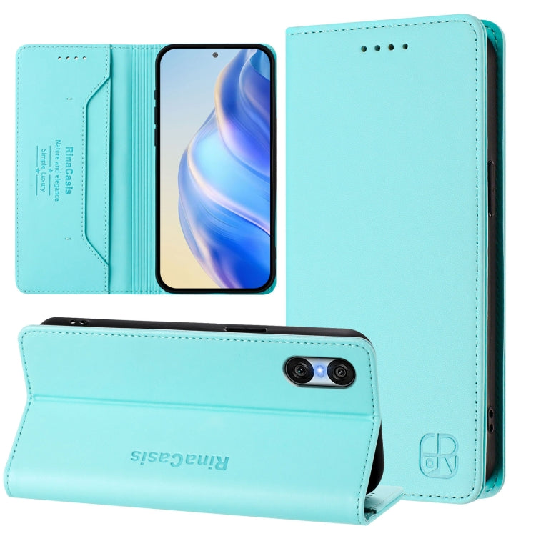 RC01 Dual-Folded Magnetic Suction RFID Leather Phone Case, For Sony Xperia 1 VIII, For Sony Xperia 10 VI 2024, For Sony Xperia 1 VI 2024, For Sony Xperia 5 VI 2024, For Sony Xperia 5 V, For Sony Xperia 1 V 2023, For Sony Xperia 10 V 2023               ...