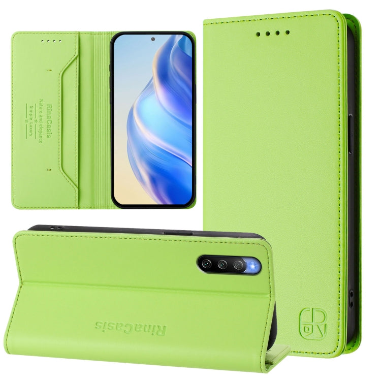 RC01 Dual-Folded Magnetic Suction RFID Leather Phone Case, For Sony Xperia 1 VIII, For Sony Xperia 10 VI 2024, For Sony Xperia 1 VI 2024, For Sony Xperia 5 VI 2024, For Sony Xperia 5 V, For Sony Xperia 1 V 2023, For Sony Xperia 10 V 2023               ...