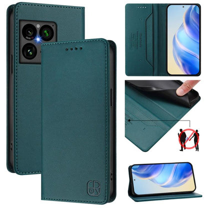 RC01 Dual-Folded Magnetic Suction RFID Leather Phone Case, For Sony Xperia 1 VIII, For Sony Xperia 10 VI 2024, For Sony Xperia 1 VI 2024, For Sony Xperia 5 VI 2024, For Sony Xperia 5 V, For Sony Xperia 1 V 2023, For Sony Xperia 10 V 2023               ...