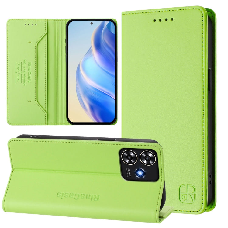 RC01 Dual-Folded Magnetic Suction RFID Leather Phone Case, For ZTE Blade V60 Vita / V60 Design, For ZTE Blade A75 5G / Nubia Focus 5G, For ZTE Blade A75 4G, For ZTE Blade A35 / A55, For ZTE Blade V60 4G / Axon 60 4G, For ZTE Nubia Z60 Ultra            ...