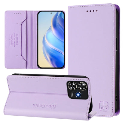 RC01 Dual-Folded Magnetic Suction RFID Leather Phone Case, For ZTE Blade V60 Vita / V60 Design, For ZTE Blade A75 5G / Nubia Focus 5G, For ZTE Blade A75 4G, For ZTE Blade A35 / A55, For ZTE Blade V60 4G / Axon 60 4G, For ZTE Nubia Z60 Ultra            ...