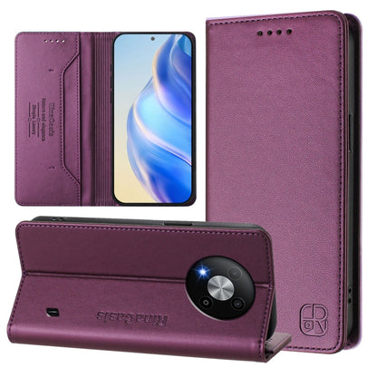 RC01 Dual-Folded Magnetic Suction RFID Leather Phone Case, For ZTE Blade V60 Vita / V60 Design, For ZTE Blade A75 5G / Nubia Focus 5G, For ZTE Blade A75 4G, For ZTE Blade A35 / A55, For ZTE Blade V60 4G / Axon 60 4G, For ZTE Nubia Z60 Ultra            ...
