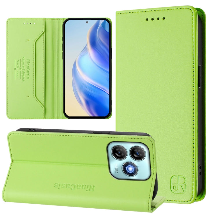 RC01 Dual-Folded Magnetic Suction RFID Leather Phone Case, For ZTE Blade V60 Vita / V60 Design, For ZTE Blade A75 5G / Nubia Focus 5G, For ZTE Blade A75 4G, For ZTE Blade A35 / A55, For ZTE Blade V60 4G / Axon 60 4G, For ZTE Nubia Z60 Ultra            ...