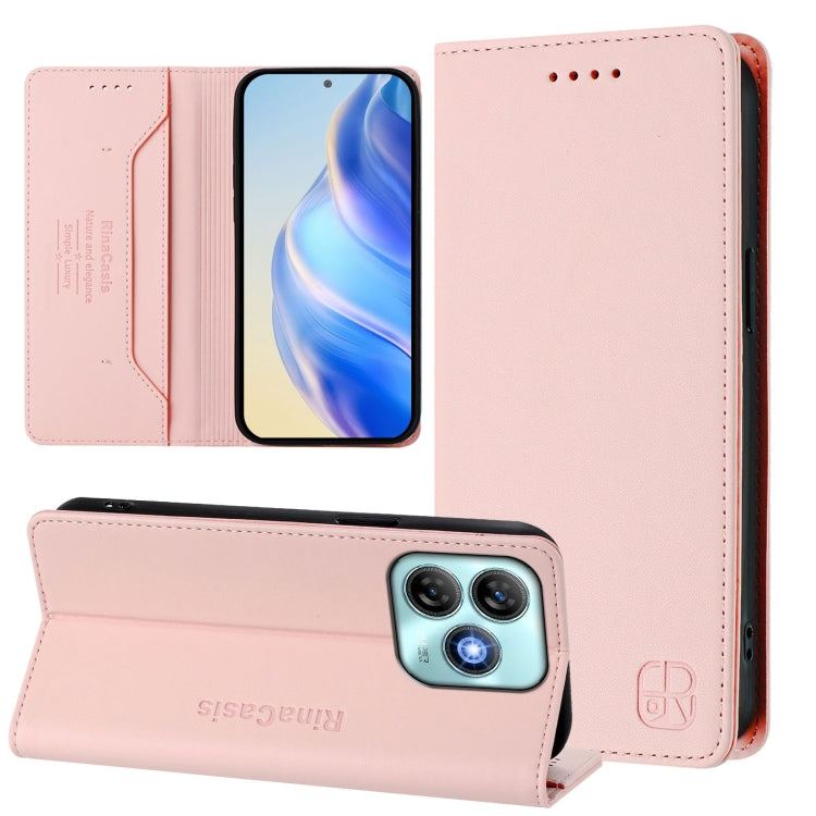 RC01 Dual-Folded Magnetic Suction RFID Leather Phone Case, For ZTE Blade V60 Vita / V60 Design, For ZTE Blade A75 5G / Nubia Focus 5G, For ZTE Blade A75 4G, For ZTE Blade A35 / A55, For ZTE Blade V60 4G / Axon 60 4G, For ZTE Nubia Z60 Ultra            ...