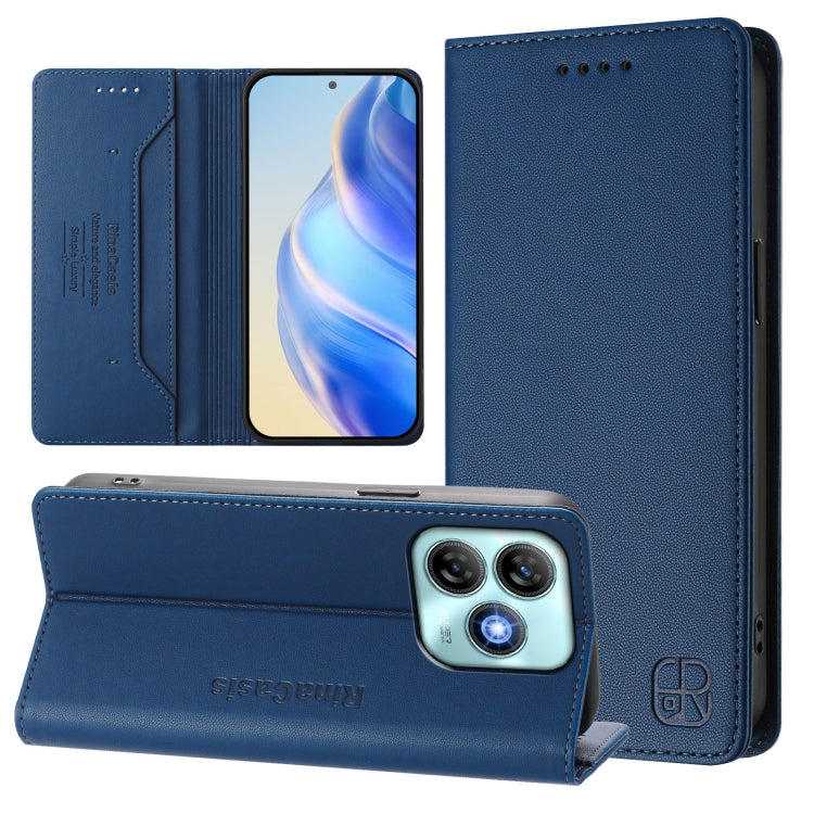 RC01 Dual-Folded Magnetic Suction RFID Leather Phone Case, For ZTE Blade V60 Vita / V60 Design, For ZTE Blade A75 5G / Nubia Focus 5G, For ZTE Blade A75 4G, For ZTE Blade A35 / A55, For ZTE Blade V60 4G / Axon 60 4G, For ZTE Nubia Z60 Ultra            ...