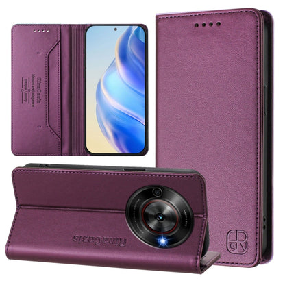 RC01 Dual-Folded Magnetic Suction RFID Leather Phone Case, For ZTE Blade V60 Vita / V60 Design, For ZTE Blade A75 5G / Nubia Focus 5G, For ZTE Blade A75 4G, For ZTE Blade A35 / A55, For ZTE Blade V60 4G / Axon 60 4G, For ZTE Nubia Z60 Ultra            ...
