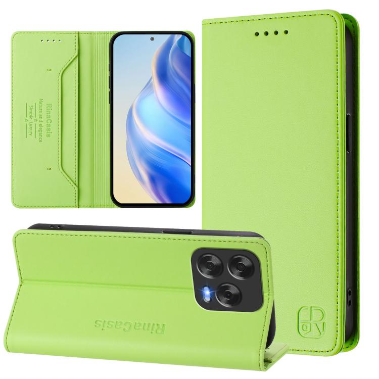 RC01 Dual-Folded Magnetic Suction RFID Leather Phone Case, For ZTE nubia Neo 5 5G, For ZTE nubia Neo 5 GT 5G, For ZTE Nubia P7 Pro / Optus X Value 5G, For ZTE Nubia P9 Pro / Optus X Pro 2 5G, For ZTE nubia RedMagic 11 Air                               ...