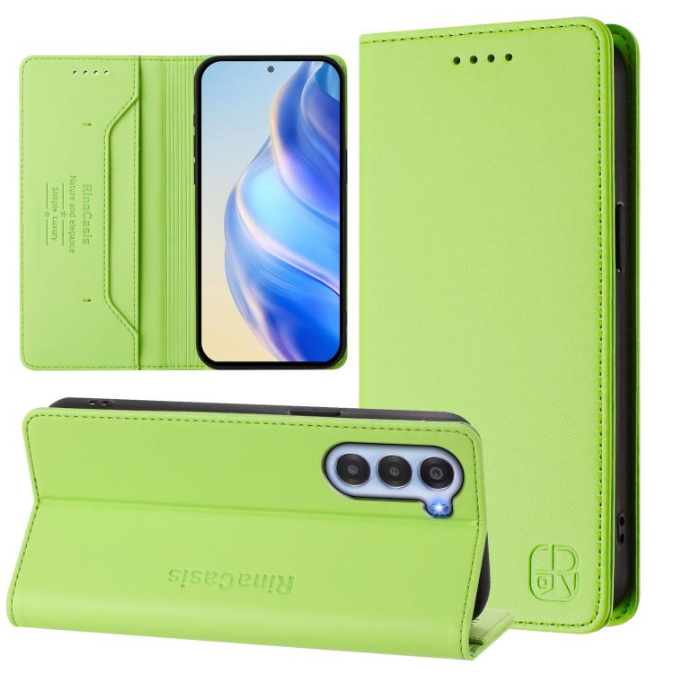 RC01 Dual-Folded Magnetic Suction RFID Leather Phone Case, For ZTE nubia Neo 5 5G, For ZTE nubia Neo 5 GT 5G, For ZTE Nubia P7 Pro / Optus X Value 5G, For ZTE Nubia P9 Pro / Optus X Pro 2 5G, For ZTE nubia RedMagic 11 Air                               ...