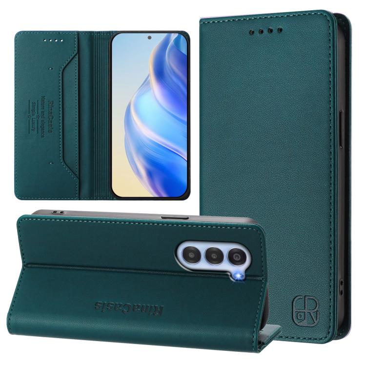 RC01 Dual-Folded Magnetic Suction RFID Leather Phone Case, For ZTE nubia Neo 5 5G, For ZTE nubia Neo 5 GT 5G, For ZTE Nubia P7 Pro / Optus X Value 5G, For ZTE Nubia P9 Pro / Optus X Pro 2 5G, For ZTE nubia RedMagic 11 Air                               ...