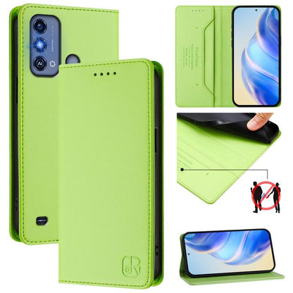 RC01 Dual-Folded Magnetic Suction RFID Leather Phone Case, For ZTE Blade V60 Vita / V60 Design, For ZTE Blade A75 5G / Nubia Focus 5G, For ZTE Blade A75 4G, For ZTE Blade A35 / A55, For ZTE Blade V60 4G / Axon 60 4G, For ZTE Nubia Z60 Ultra            ...
