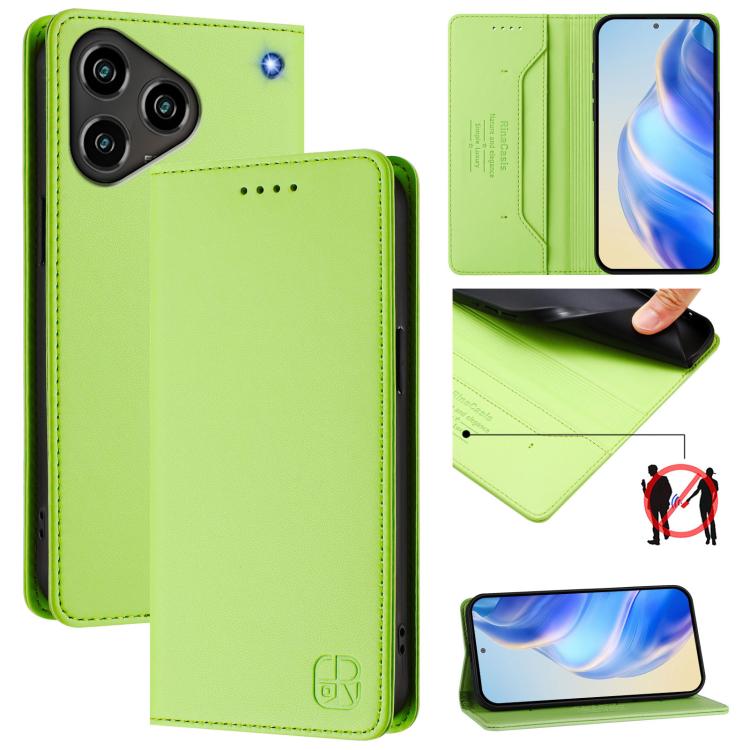 RC01 Dual-Folded Magnetic Suction RFID Leather Phone Case, For ZTE nubia Neo 5 5G, For ZTE nubia Neo 5 GT 5G, For ZTE Nubia P7 Pro / Optus X Value 5G, For ZTE Nubia P9 Pro / Optus X Pro 2 5G, For ZTE nubia RedMagic 11 Air                               ...