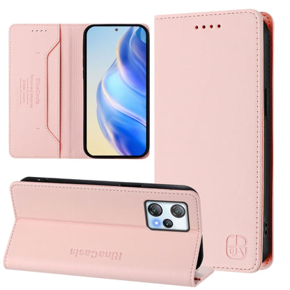 RC01 Dual-Folded Magnetic Suction RFID Leather Phone Case, For Blackview A52 / A52 Pro, For Blackview A53