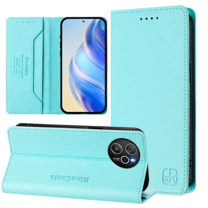 RC01 Dual-Folded Magnetic Suction RFID Leather Phone Case, For Blackview WAVE 7C, For Blackview WAVE 10, For Blackview Shark 6, For Blackview Oscal Tiger 13, For Blackview Shark 9, For Blackview Wave 8C, For Blackview Oscal Flat 2 / 2C                 ...