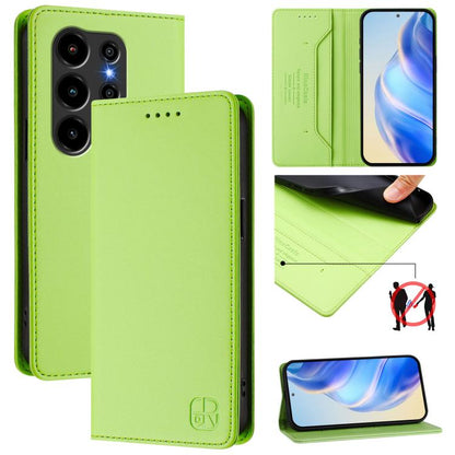 RC01 Dual-Folded Magnetic Suction RFID Leather Phone Case, For Blackview WAVE 7C, For Blackview WAVE 10, For Blackview Shark 6, For Blackview Oscal Tiger 13, For Blackview Shark 9, For Blackview Wave 8C, For Blackview Oscal Flat 2 / 2C                 ...