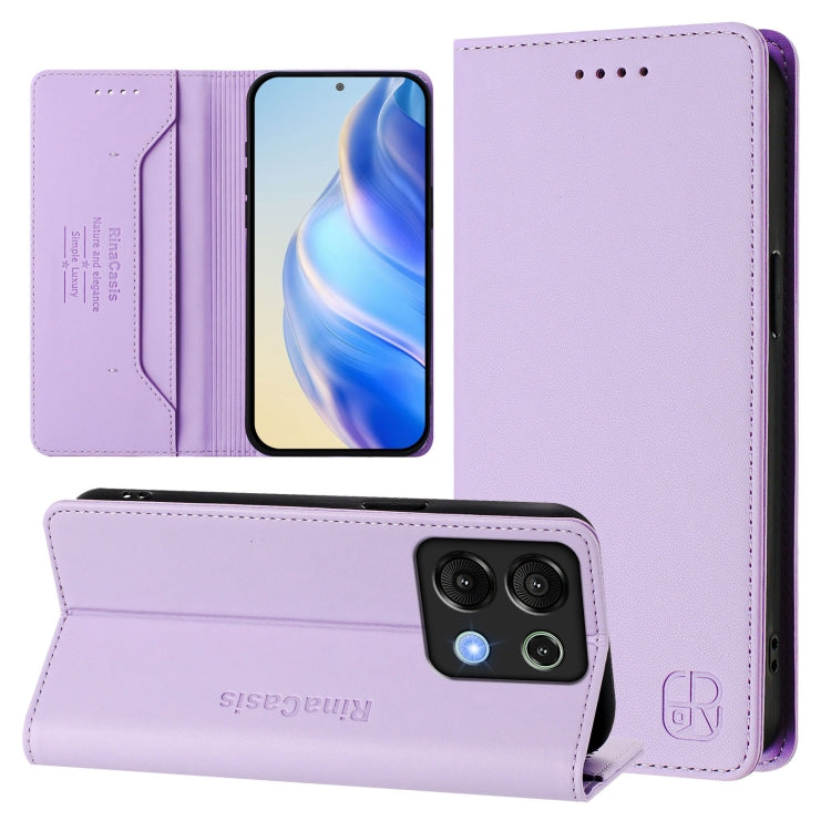 RC01 Dual-Folded Magnetic Suction RFID Leather Phone Case, For UMIDIGI G100x 4G / 5G, For UMIDIGI G100 Pro, For UMIDIGI Note 100, For UMIDIGI Note 90, For UMIDIGI A15 / A15C / A15T, For UMIDIGI G9 5G, For UMIDIGI Bison X20, For UMIDIGI Power 7 / 7S    ...