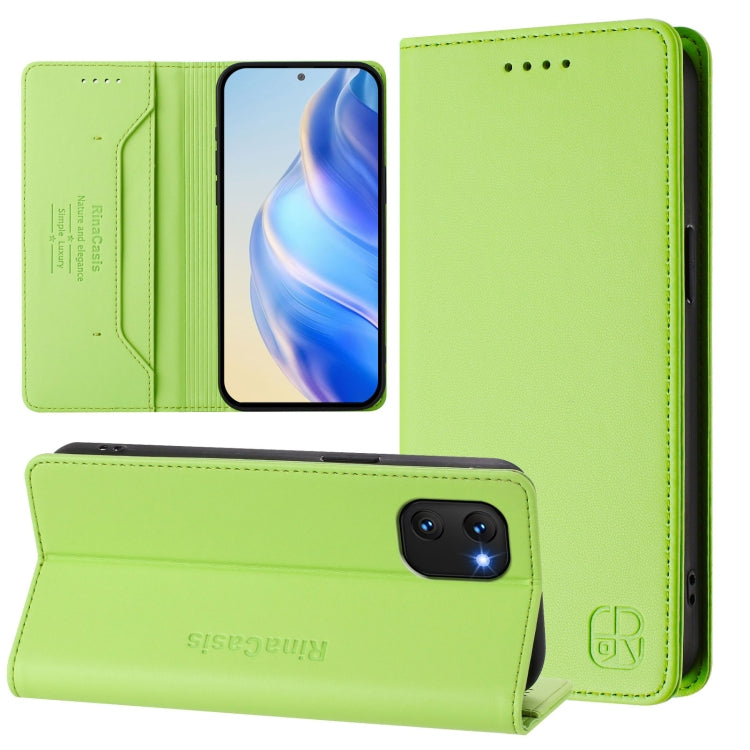 RC01 Dual-Folded Magnetic Suction RFID Leather Phone Case, For UMIDIGI G100x 4G / 5G, For UMIDIGI G100 Pro, For UMIDIGI Note 100, For UMIDIGI Note 90, For UMIDIGI A15 / A15C / A15T, For UMIDIGI G9 5G, For UMIDIGI Bison X20, For UMIDIGI Power 7 / 7S    ...