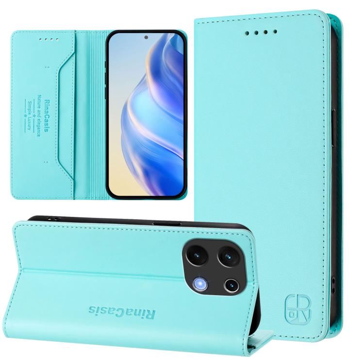 RC01 Dual-Folded Magnetic Suction RFID Leather Phone Case, For UMIDIGI G100x 4G / 5G, For UMIDIGI G100 Pro, For UMIDIGI Note 100, For UMIDIGI Note 90, For UMIDIGI A15 / A15C / A15T, For UMIDIGI G9 5G, For UMIDIGI Bison X20, For UMIDIGI Power 7 / 7S    ...