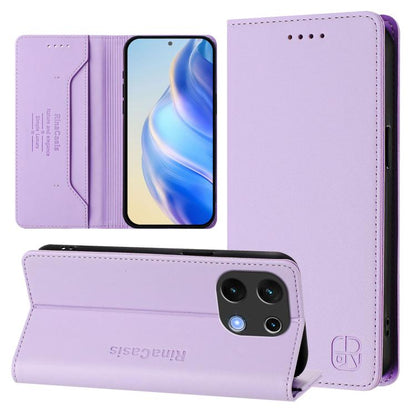 RC01 Dual-Folded Magnetic Suction RFID Leather Phone Case, For UMIDIGI G100x 4G / 5G, For UMIDIGI G100 Pro, For UMIDIGI Note 100, For UMIDIGI Note 90, For UMIDIGI A15 / A15C / A15T, For UMIDIGI G9 5G, For UMIDIGI Bison X20, For UMIDIGI Power 7 / 7S    ...