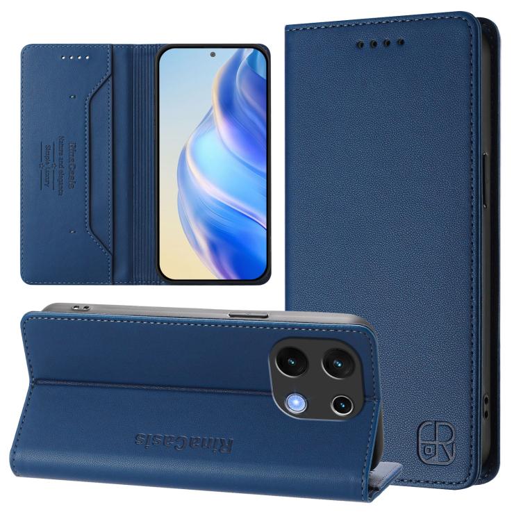 RC01 Dual-Folded Magnetic Suction RFID Leather Phone Case, For UMIDIGI G100x 4G / 5G, For UMIDIGI G100 Pro, For UMIDIGI Note 100, For UMIDIGI Note 90, For UMIDIGI A15 / A15C / A15T, For UMIDIGI G9 5G, For UMIDIGI Bison X20, For UMIDIGI Power 7 / 7S    ...