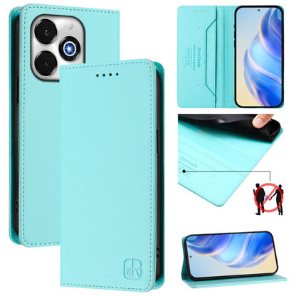 RC01 Dual-Folded Magnetic Suction RFID Leather Phone Case, For UMIDIGI G100x 4G / 5G, For UMIDIGI G100 Pro, For UMIDIGI Note 100, For UMIDIGI Note 90, For UMIDIGI A15 / A15C / A15T, For UMIDIGI G9 5G, For UMIDIGI Bison X20, For UMIDIGI Power 7 / 7S    ...