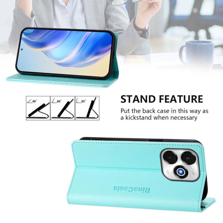 RC01 Dual-Folded Magnetic Suction RFID Leather Phone Case, For UMIDIGI G100x 4G / 5G, For UMIDIGI G100 Pro, For UMIDIGI Note 100, For UMIDIGI Note 90, For UMIDIGI A15 / A15C / A15T, For UMIDIGI G9 5G, For UMIDIGI Bison X20, For UMIDIGI Power 7 / 7S    ...