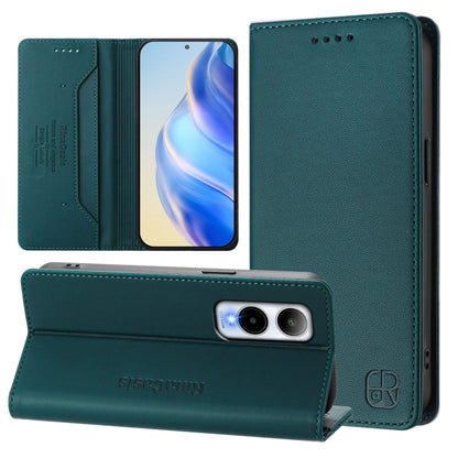 RC01 Dual-Folded Magnetic Suction RFID Leather Phone Case, For Cricket Icon 7 5G / Plus 2026, For Cricket Magic 2 / AT&T Propel 2 5G, For Cricket Debut S3, For Cricket Icon 6, For Cricket Outlast 5G 2024