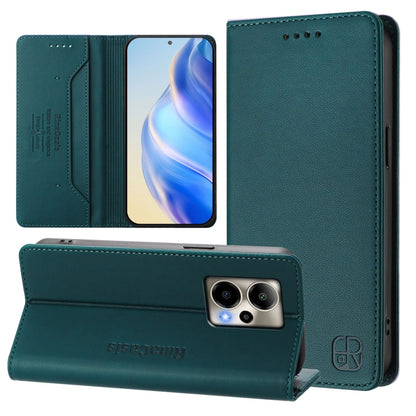 RC01 Dual-Folded Magnetic Suction RFID Leather Phone Case, For Cricket Icon 7 5G / Plus 2026, For Cricket Magic 2 / AT&T Propel 2 5G, For Cricket Debut S3, For Cricket Icon 6, For Cricket Outlast 5G 2024