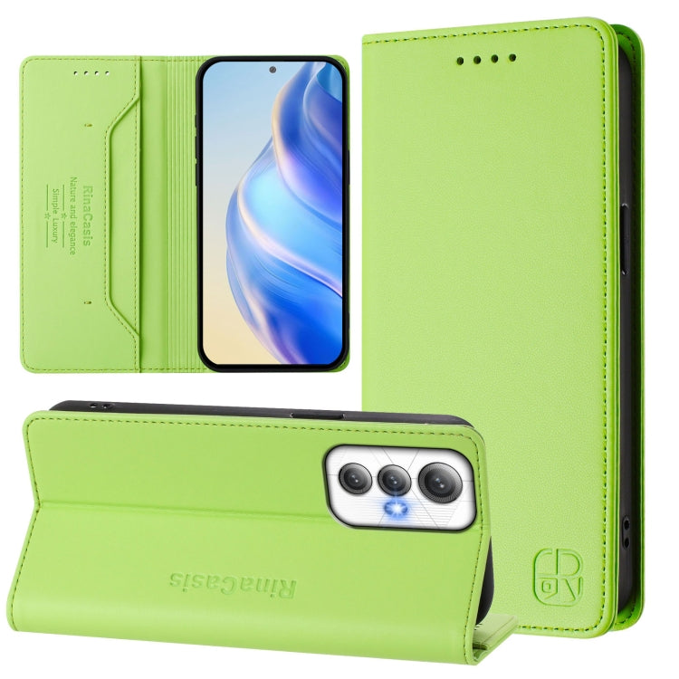 RC01 Dual-Folded Magnetic Suction RFID Leather Phone Case, For Cubot A40, For Cubot P90, For Cubot A30, For Cubot A20, For Cubot Max 5, For Cubot A10, For Cubot Note 40, For Cubot P50