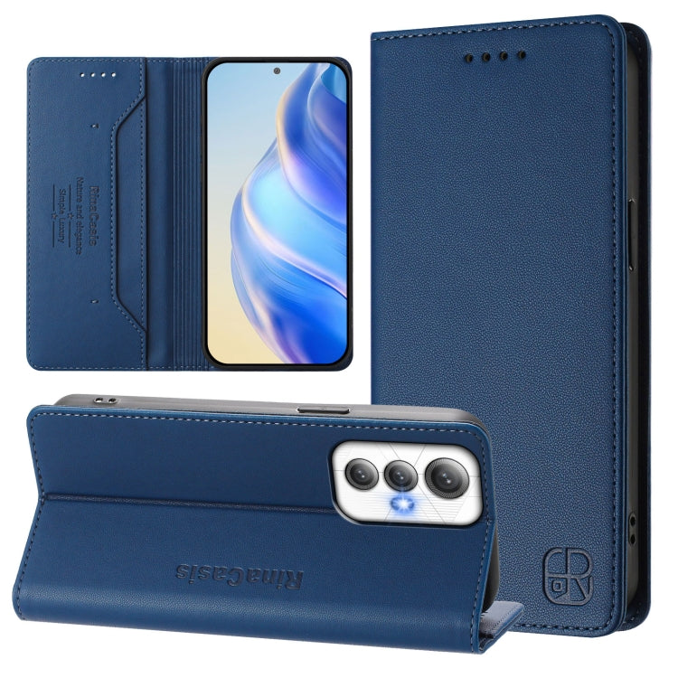 RC01 Dual-Folded Magnetic Suction RFID Leather Phone Case, For Cubot A40, For Cubot P90, For Cubot A30, For Cubot A20, For Cubot Max 5, For Cubot A10, For Cubot Note 40, For Cubot P50