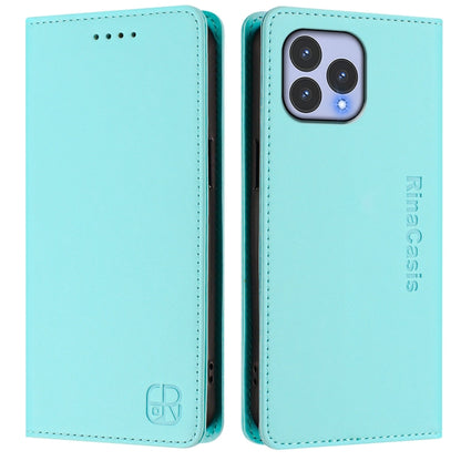 RC01 Dual-Folded Magnetic Suction RFID Leather Phone Case, For Wiko T60 / Cubot P80, For Wiko T20