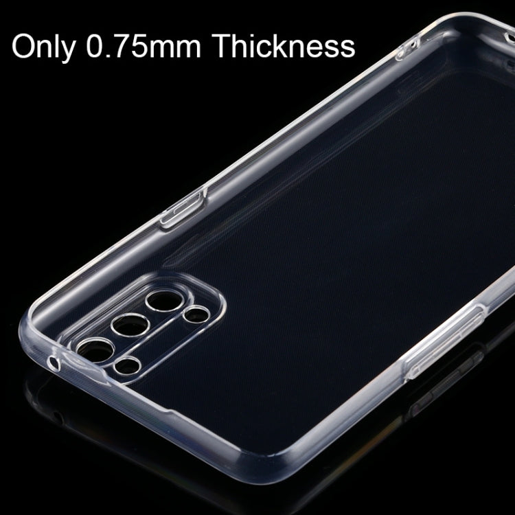 Ultra-thin transparent TPU case with camera opening and thin raised edges