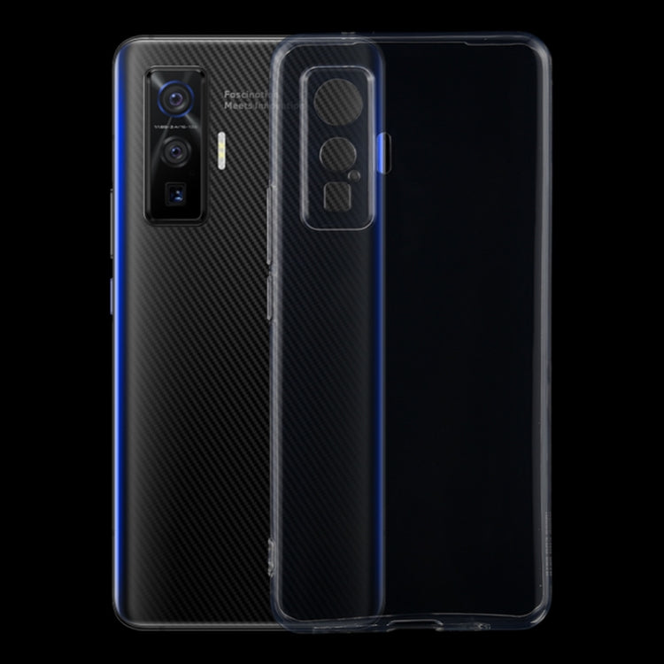 Ultra-thin transparent TPU phone case overlay with camera cutouts and button openings