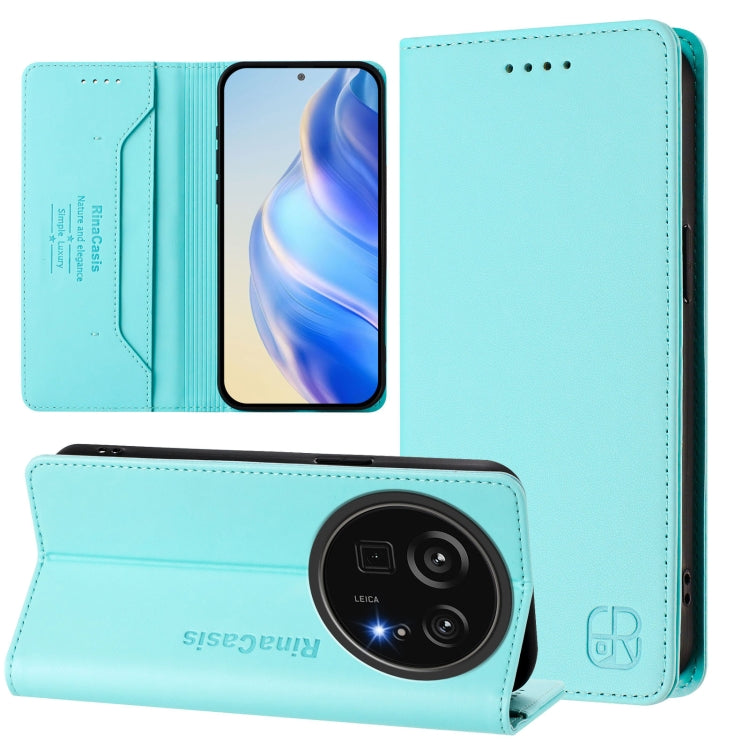 RC01 Dual-Folded Magnetic Suction RFID Leather Phone Case, For Sharp Aquos wish6, For Sharp Aquos R11, For Sharp Aquos Sense10, For Sharp Basio Active3, For Sharp Aquos Sense9 Plus, For Sharp Aquos Sense9, For Sharp Aquos R9 Pro SH-54E                 ...