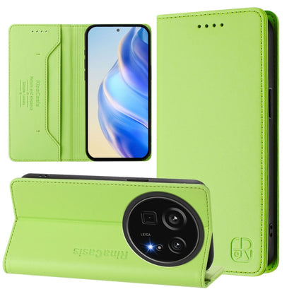 RC01 Dual-Folded Magnetic Suction RFID Leather Phone Case, For Sharp Aquos wish6, For Sharp Aquos R11, For Sharp Aquos Sense10, For Sharp Basio Active3, For Sharp Aquos Sense9 Plus, For Sharp Aquos Sense9, For Sharp Aquos R9 Pro SH-54E                 ...