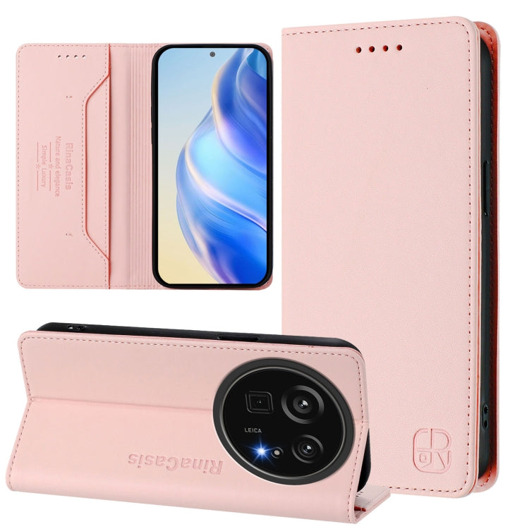 RC01 Dual-Folded Magnetic Suction RFID Leather Phone Case, For Sharp Aquos wish6, For Sharp Aquos R11, For Sharp Aquos Sense10, For Sharp Basio Active3, For Sharp Aquos Sense9 Plus, For Sharp Aquos Sense9, For Sharp Aquos R9 Pro SH-54E                 ...