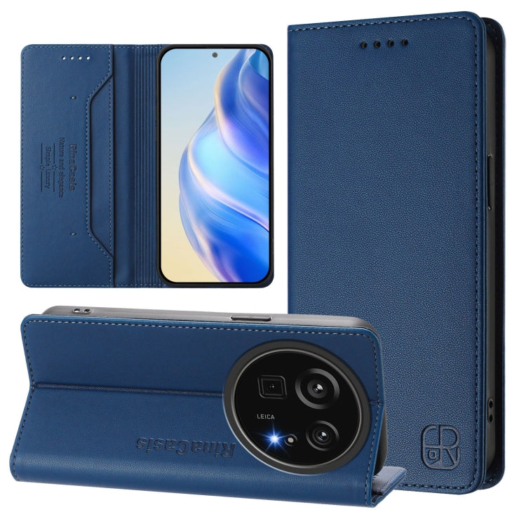 RC01 Dual-Folded Magnetic Suction RFID Leather Phone Case, For Sharp Aquos wish6, For Sharp Aquos R11, For Sharp Aquos Sense10, For Sharp Basio Active3, For Sharp Aquos Sense9 Plus, For Sharp Aquos Sense9, For Sharp Aquos R9 Pro SH-54E                 ...