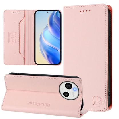 RC01 Dual-Folded Magnetic Suction RFID Leather Phone Case, For Sharp Aquos wish6, For Sharp Aquos R11, For Sharp Aquos Sense10, For Sharp Basio Active3, For Sharp Aquos Sense9 Plus, For Sharp Aquos Sense9, For Sharp Aquos R9 Pro SH-54E                 ...