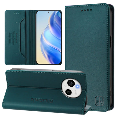 RC01 Dual-Folded Magnetic Suction RFID Leather Phone Case, For Sharp Aquos wish6, For Sharp Aquos R11, For Sharp Aquos Sense10, For Sharp Basio Active3, For Sharp Aquos Sense9 Plus, For Sharp Aquos Sense9, For Sharp Aquos R9 Pro SH-54E                 ...