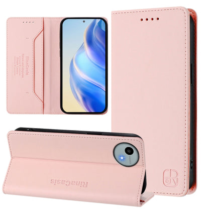RC01 Dual-Folded Magnetic Suction RFID Leather Phone Case, For Sharp Aquos wish6, For Sharp Aquos R11, For Sharp Aquos Sense10, For Sharp Basio Active3, For Sharp Aquos Sense9 Plus, For Sharp Aquos Sense9, For Sharp Aquos R9 Pro SH-54E                 ...