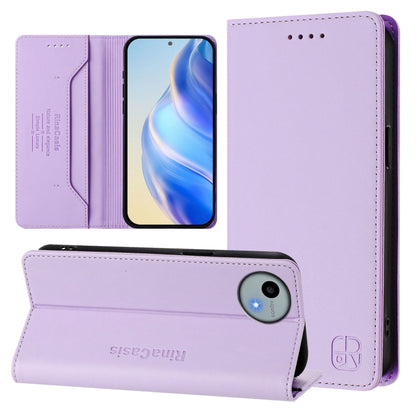 RC01 Dual-Folded Magnetic Suction RFID Leather Phone Case, For Sharp Aquos wish6, For Sharp Aquos R11, For Sharp Aquos Sense10, For Sharp Basio Active3, For Sharp Aquos Sense9 Plus, For Sharp Aquos Sense9, For Sharp Aquos R9 Pro SH-54E                 ...
